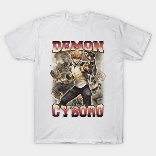 Genos - Demon Cyborg T-Shirt by OtaCrooks